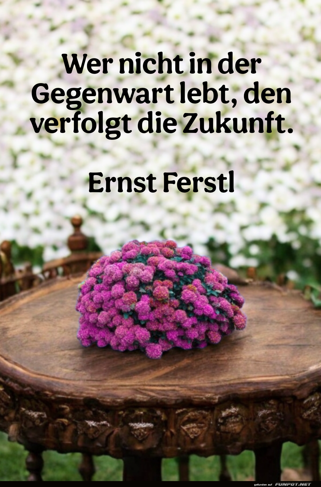 wer nicht in der gegenwart