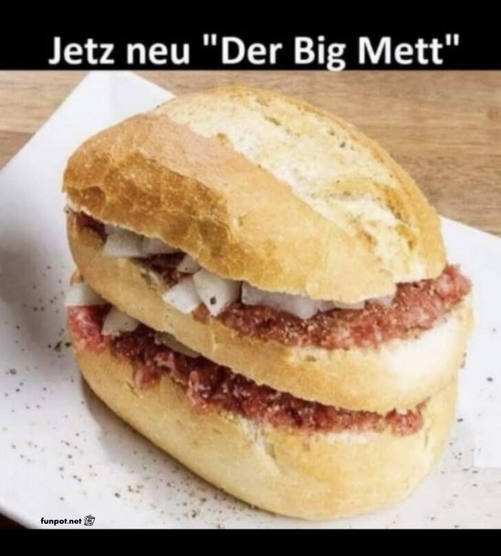Der Big Mett: Ein Brötchen zum Fürchten!