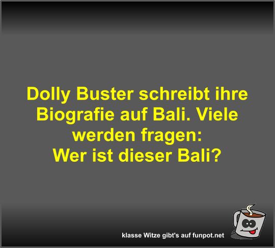 Dolly Buster schreibt ihre Biografie auf Bali