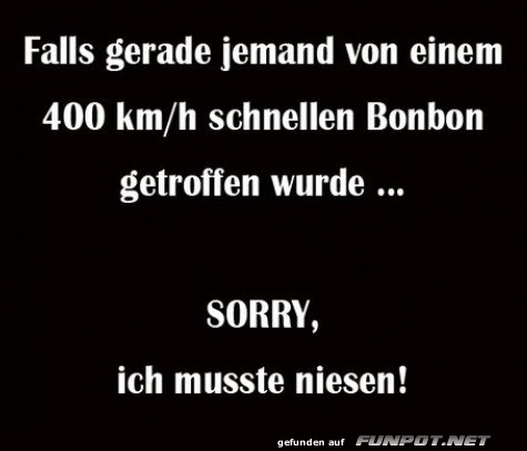 Bonbon-Nieser: Ein Süßer Unfall!