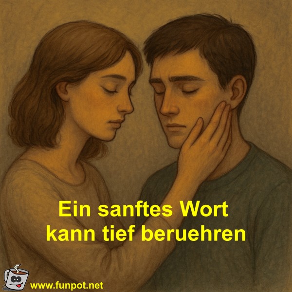 Ein sanftes Wort kann tief beruehren