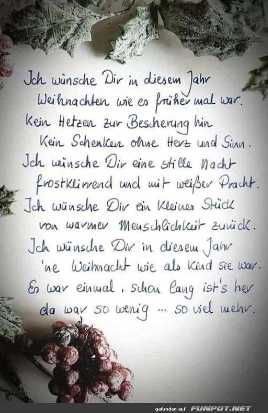 Weihnachtlicher Wunschbaum