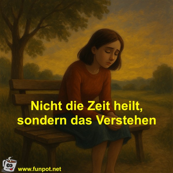 Nicht die Zeit heilt, sondern das Verstehen