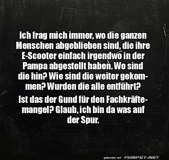 Das Rtsel der verschwundenen E-Scooter-Fahrer
