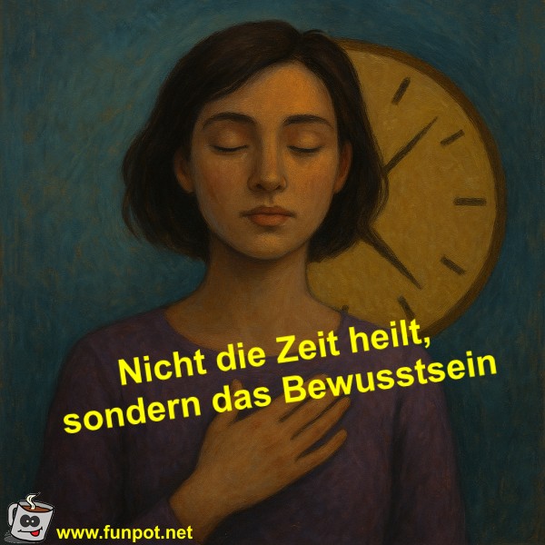 Nicht die Zeit heilt, sondern das Bewusstsein
