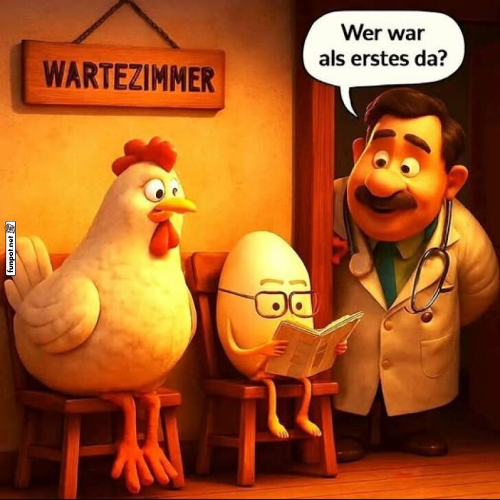 Der ewige Hühner-Ei-Kampf