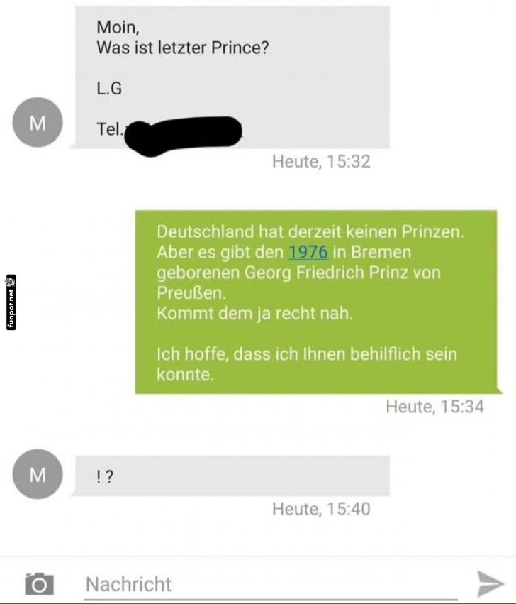 Wann kommt der nächste Prinz? Wann kommt der nächste Prinz?