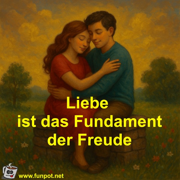 Liebe ist das Fundament der Freude Liebe ist das Fundament der Freude