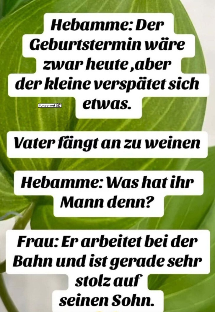 Zugversptung dank Nachwuchs