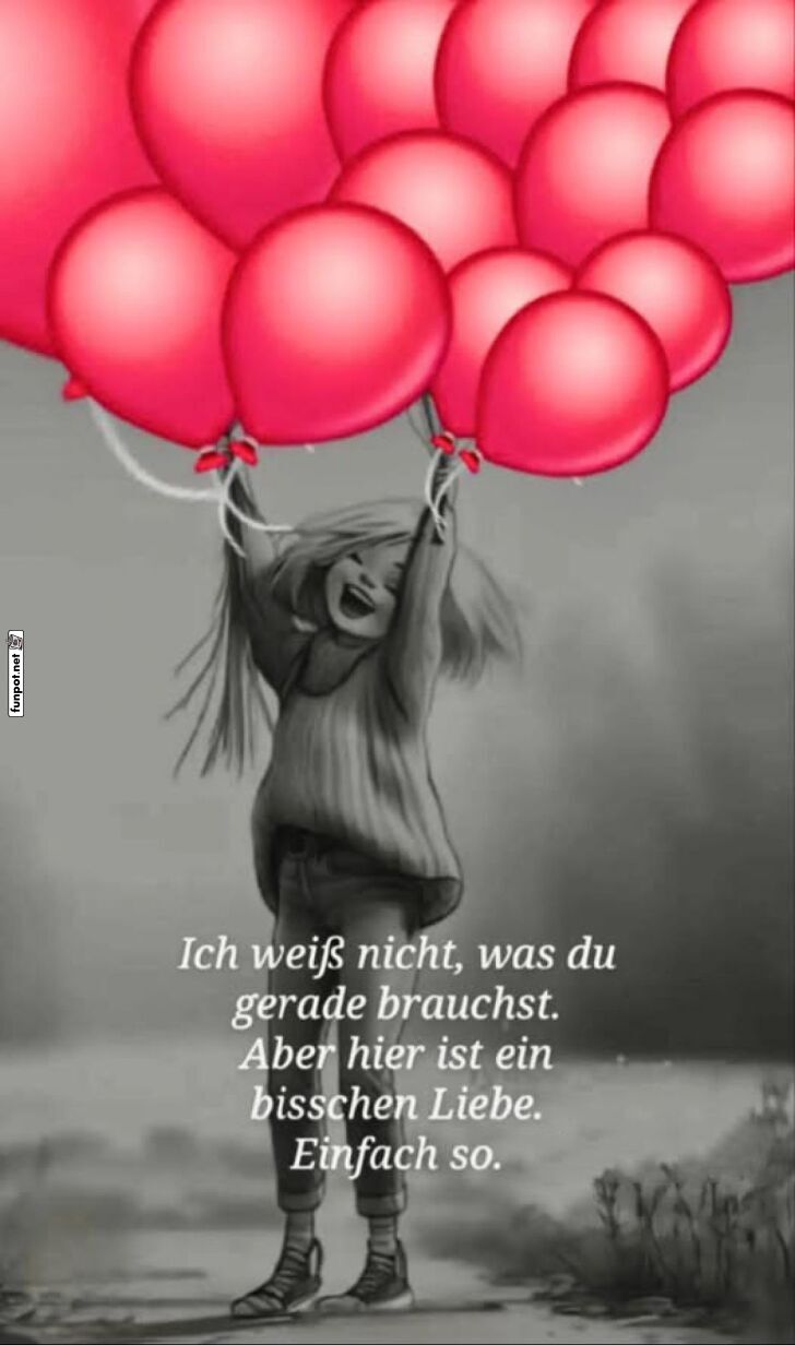 Die Ballon-Lieferantin der Liebe