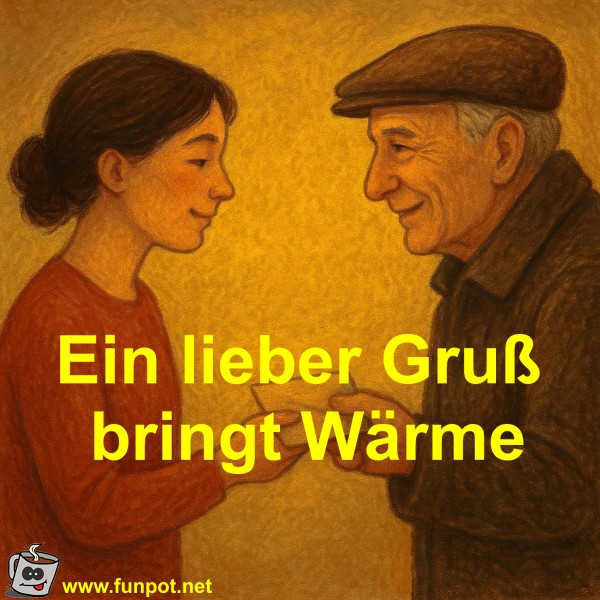 Ein lieber Gru bringt Wrme
