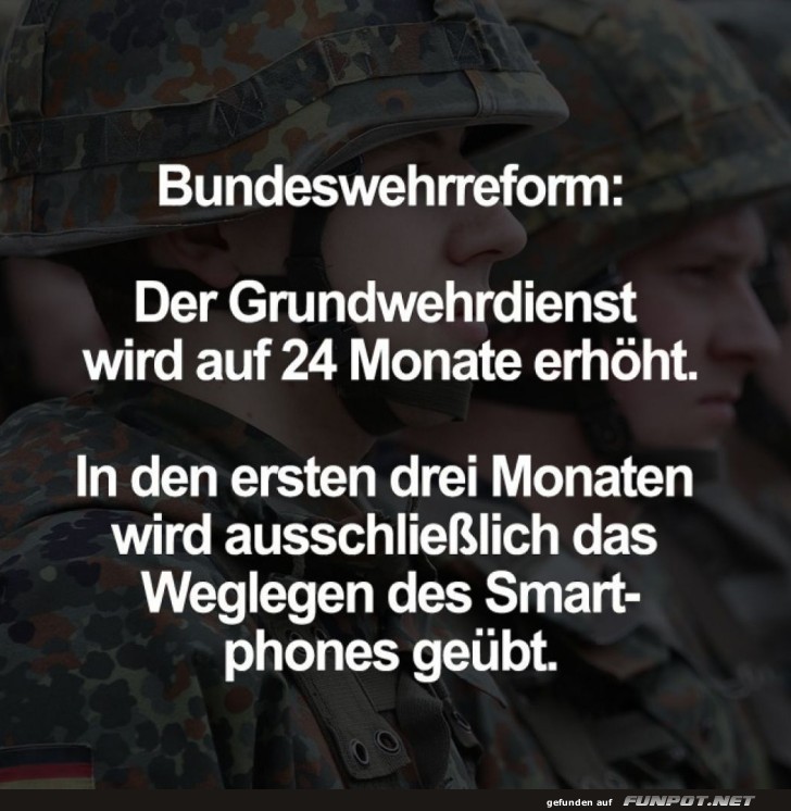 Smartphone-Ausbildung beim Bund