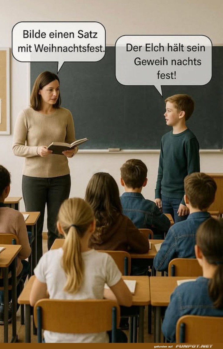 Wenn der Weihnachtssatz anders endet