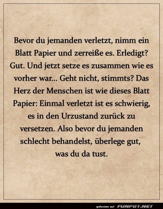 Zerreiprobe fr das Herz