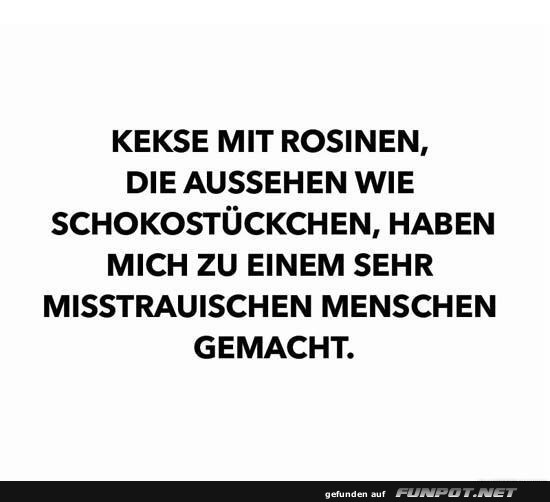 Rosinen-Detektiv in Aktion