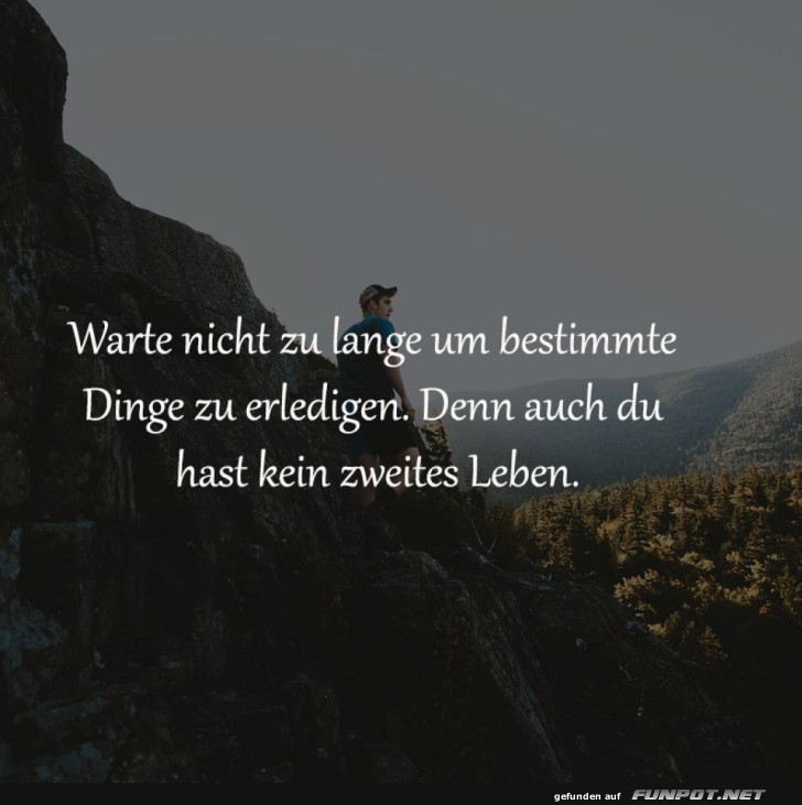 Prokrastinier nicht das Abenteuer!