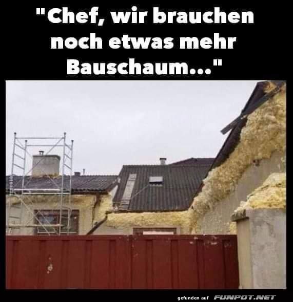 Baumschaum bentigt