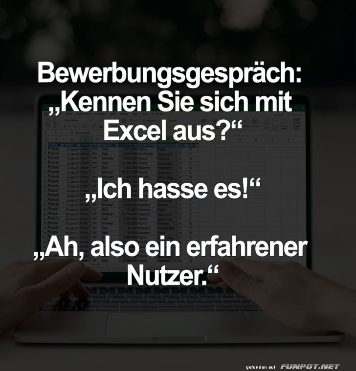 Excel-Expertise mit Humor