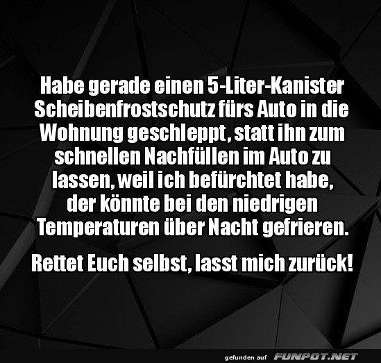 Frostschutz-Helden im Wohnzimmer