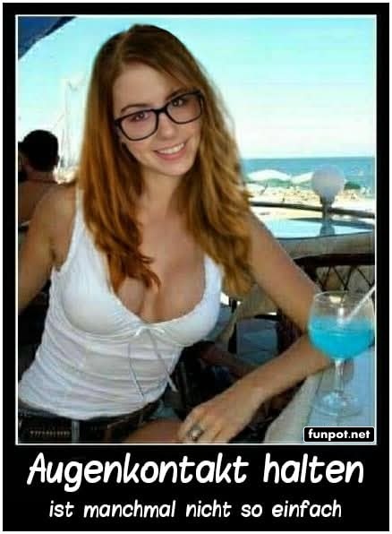 Augenkontakt halten ist manchmal nicht so einfach