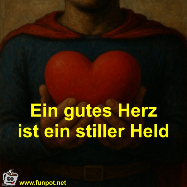 Ein gutes Herz ist ein stiller Held