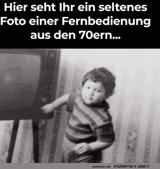 Als die Fernbedienung noch laufen konnte