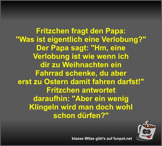 Fritzchen fragt den Papa
