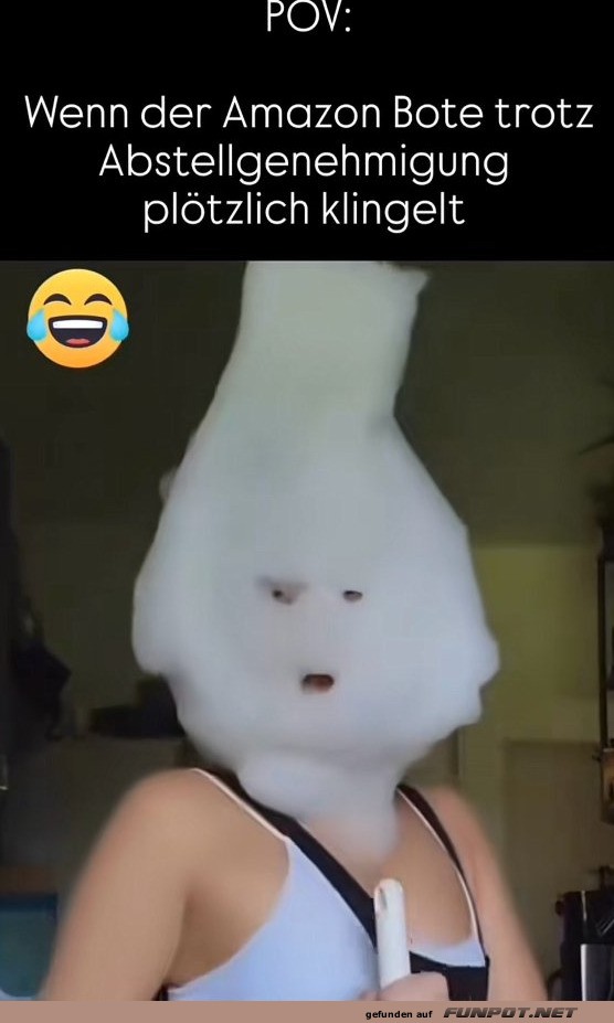 Wenn Schaum zum spontanen Outfit wird