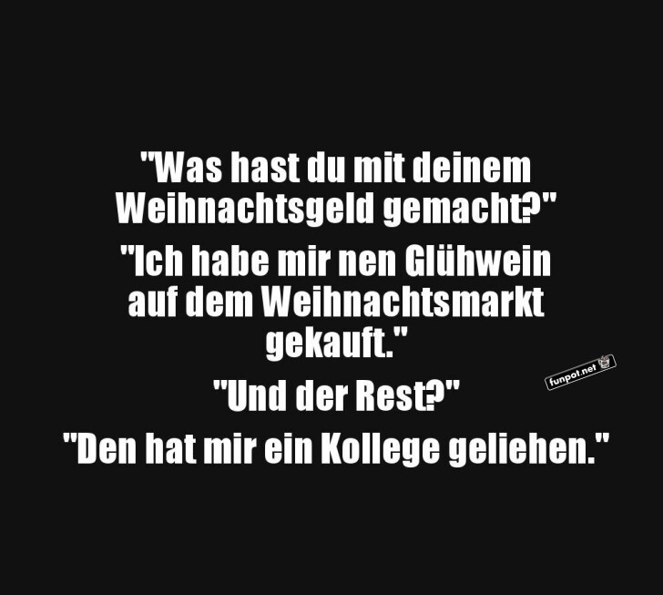 Glhwein-Genuss mit Kollegen-Untersttzung