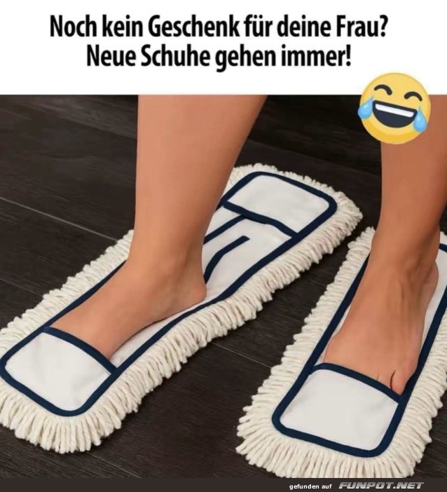 Schuhmode mal anders: Sauber unterwegs!