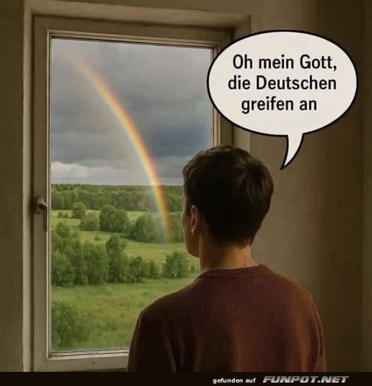 Regenbogen mit berraschungseffekt!