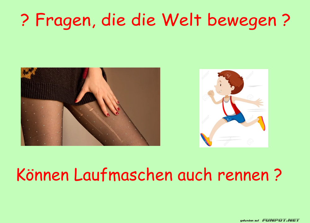 Laufmasche trifft Laufwunder!