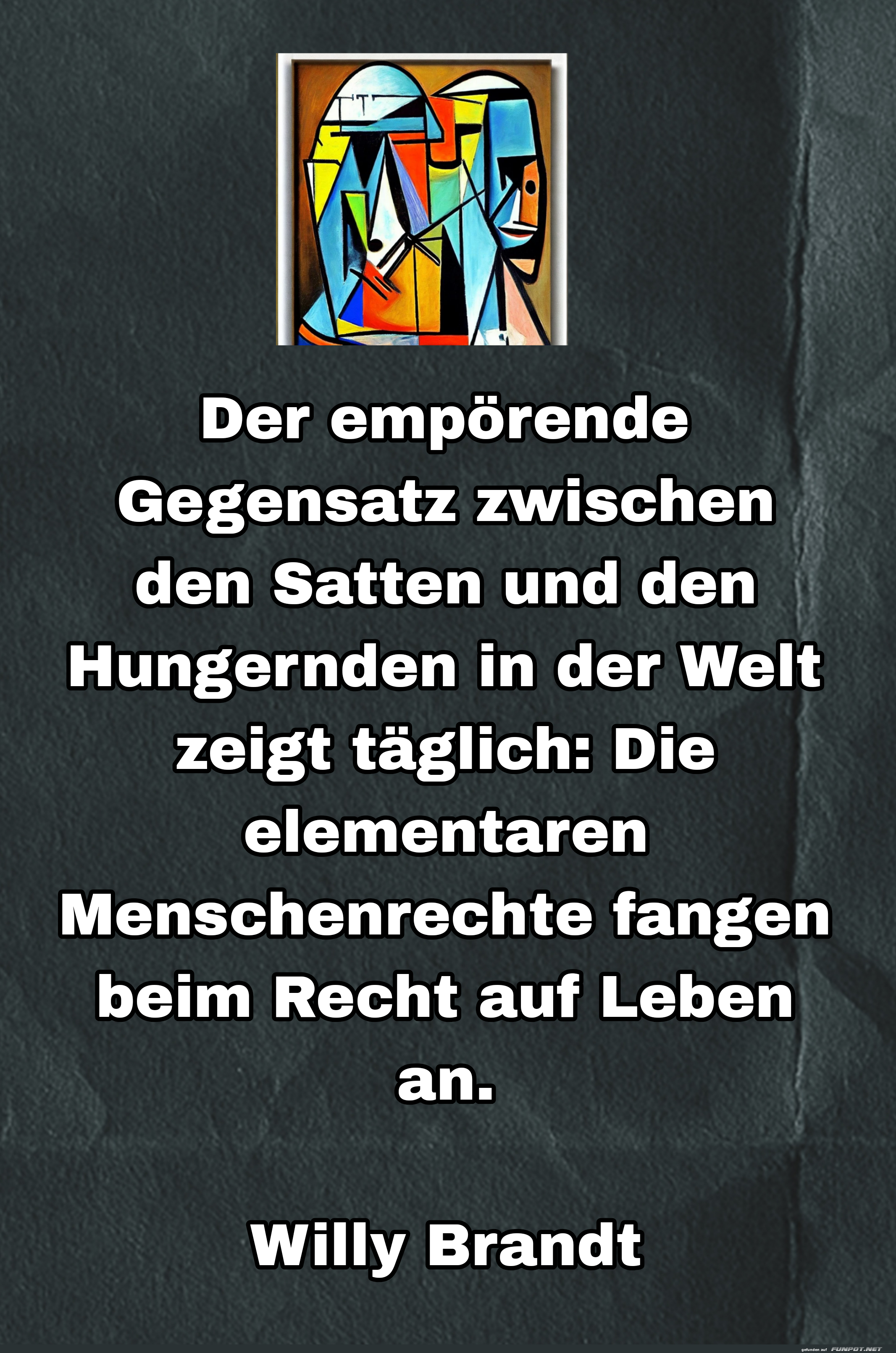 der empörende gegensatz