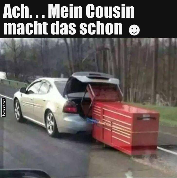 Wenn der Kofferraum zu klein ist... Wenn der Kofferraum zu klein ist...
