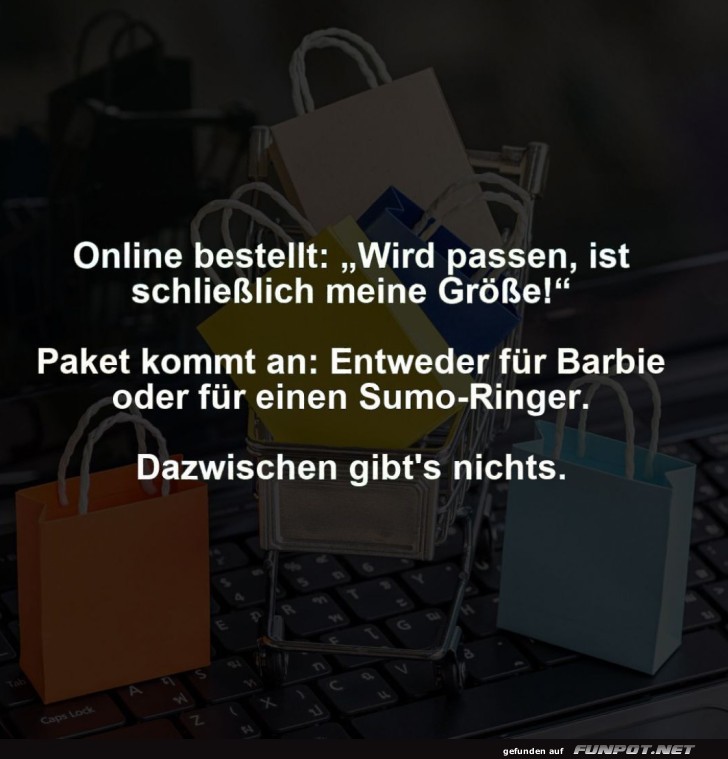 Wenn Online-Shopping zur Größenfrage wird