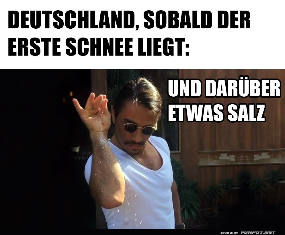 Wenn der Winter uns salzig berrascht!