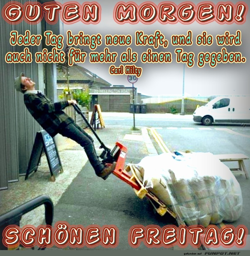 Freitag fhlt sich schwerer an!