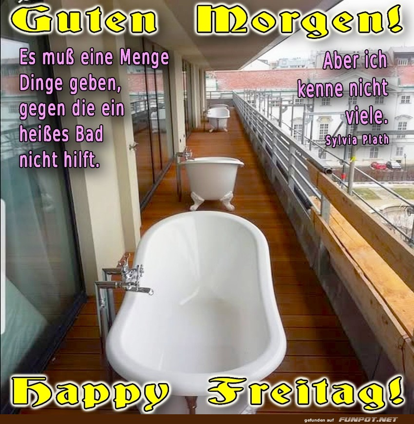 Endlich Badewannen-Balkonien!