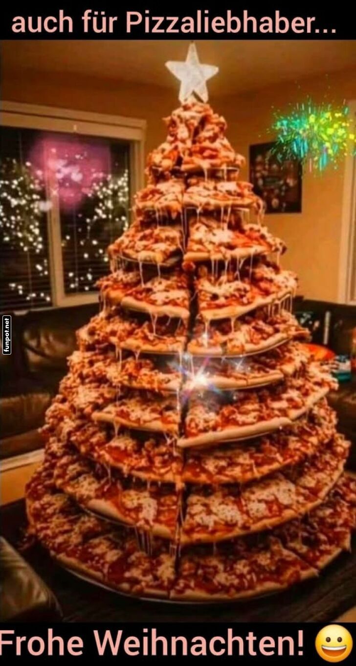 Ein Baum aus Pizza ? Weihnachten gerettet!