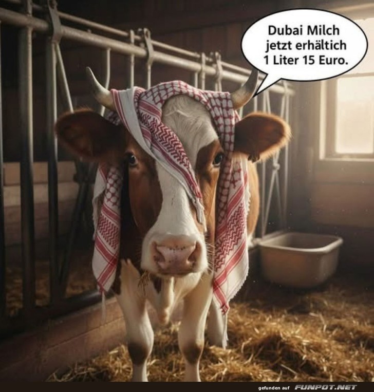 Modebewusste Kuh sorgt für Milch-Preiswelle!