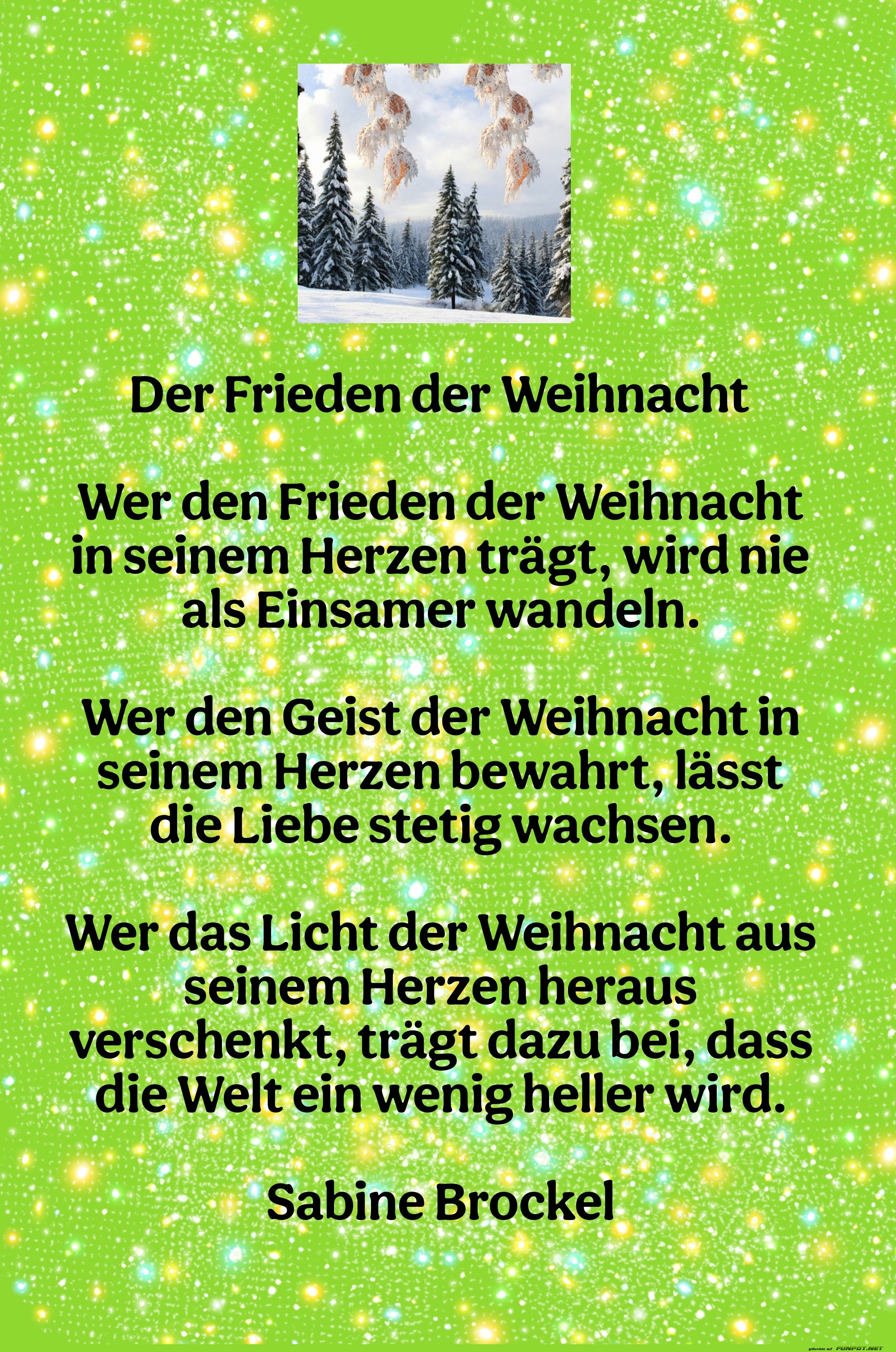 der frieden der weihnacht