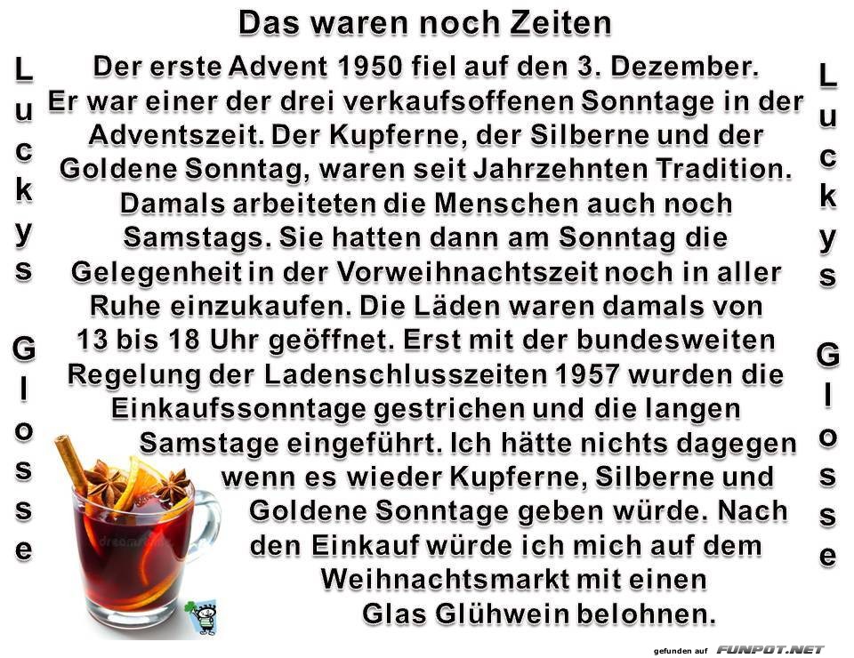 Das waren noch Zeiten