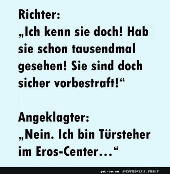 Verwechselt im Gerichtssaal!