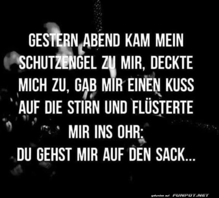 Schutzengel mit Meinung