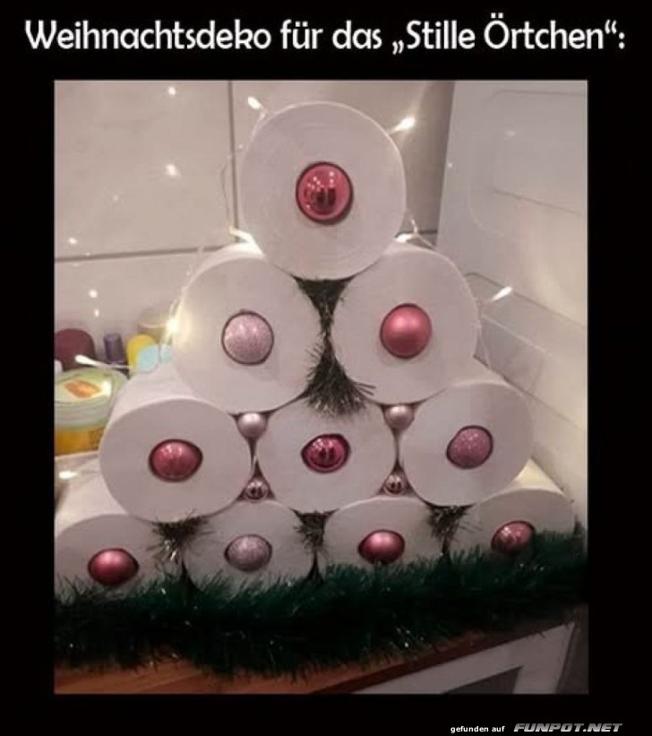 Festliche Rollen - Klopapier Edition