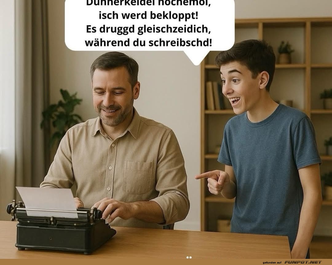 Wettlauf gegen die Schreibmaschine