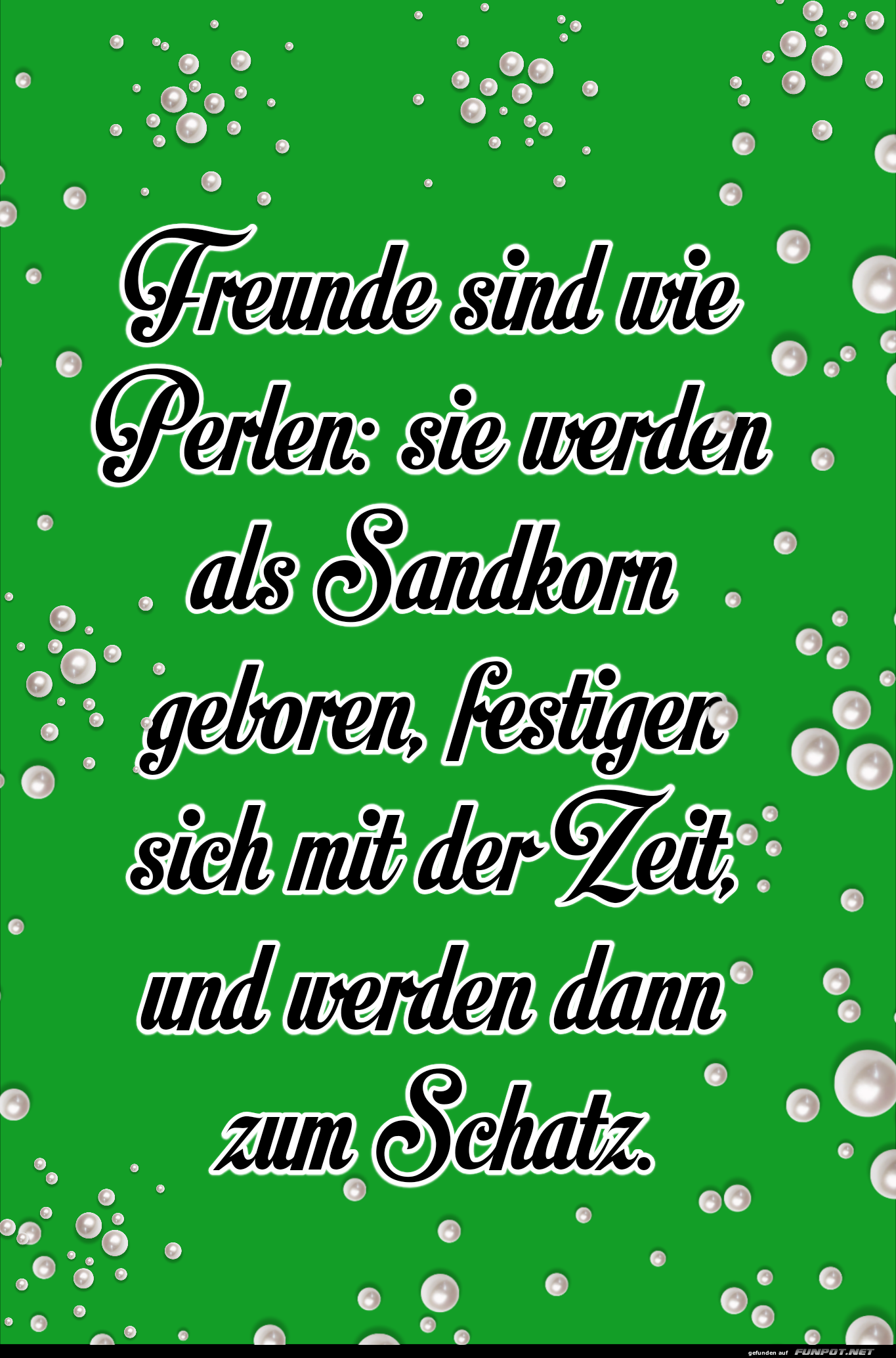 freunde sind wie perlen