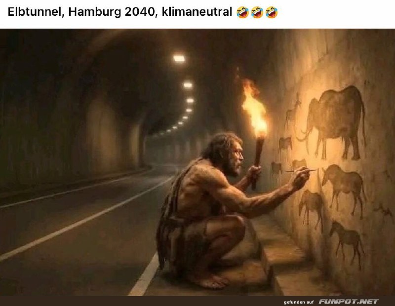Kunst im Elbtunnel: Retro 2040