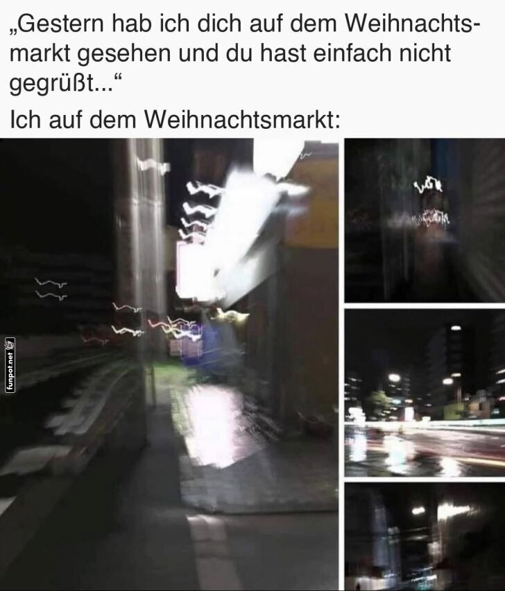 Weihnachtsmarkt: Der Blurry Ninja