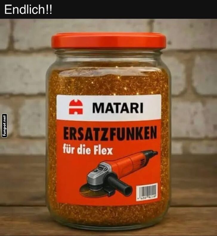 Funken im Glas: Flex jetzt noch witziger!